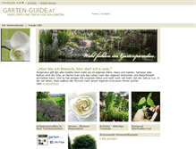 Tablet Screenshot of garten-guide.at